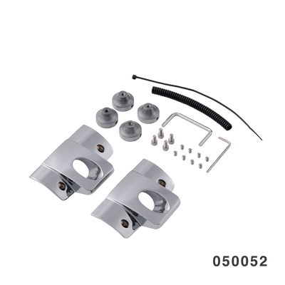 BRIDGE STYLE HEAD BOLT COVER CHROME