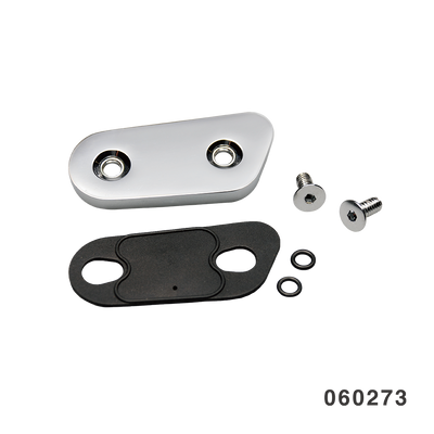 SMOOTH SPORTSTER INSPECTION COVER CHROME