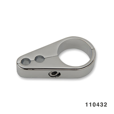 BILLET CABLE AND BRAKE LINE CLAMP