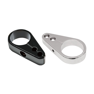 BILLET CABLE AND BRAKE LINE CLAMP