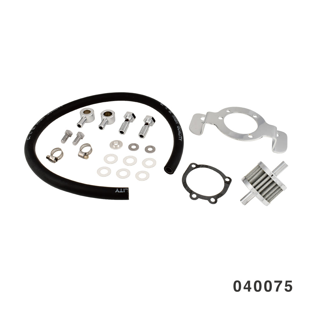 CRANKCASE BREATHER BRACKET COMPLETE