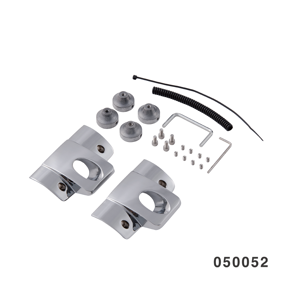 BRIDGE STYLE HEAD BOLT COVER CHROME
