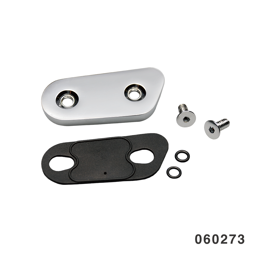 SMOOTH SPORTSTER INSPECTION COVER CHROME