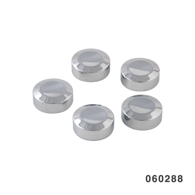 REAR PULLEY BOLT COVERS CHROME