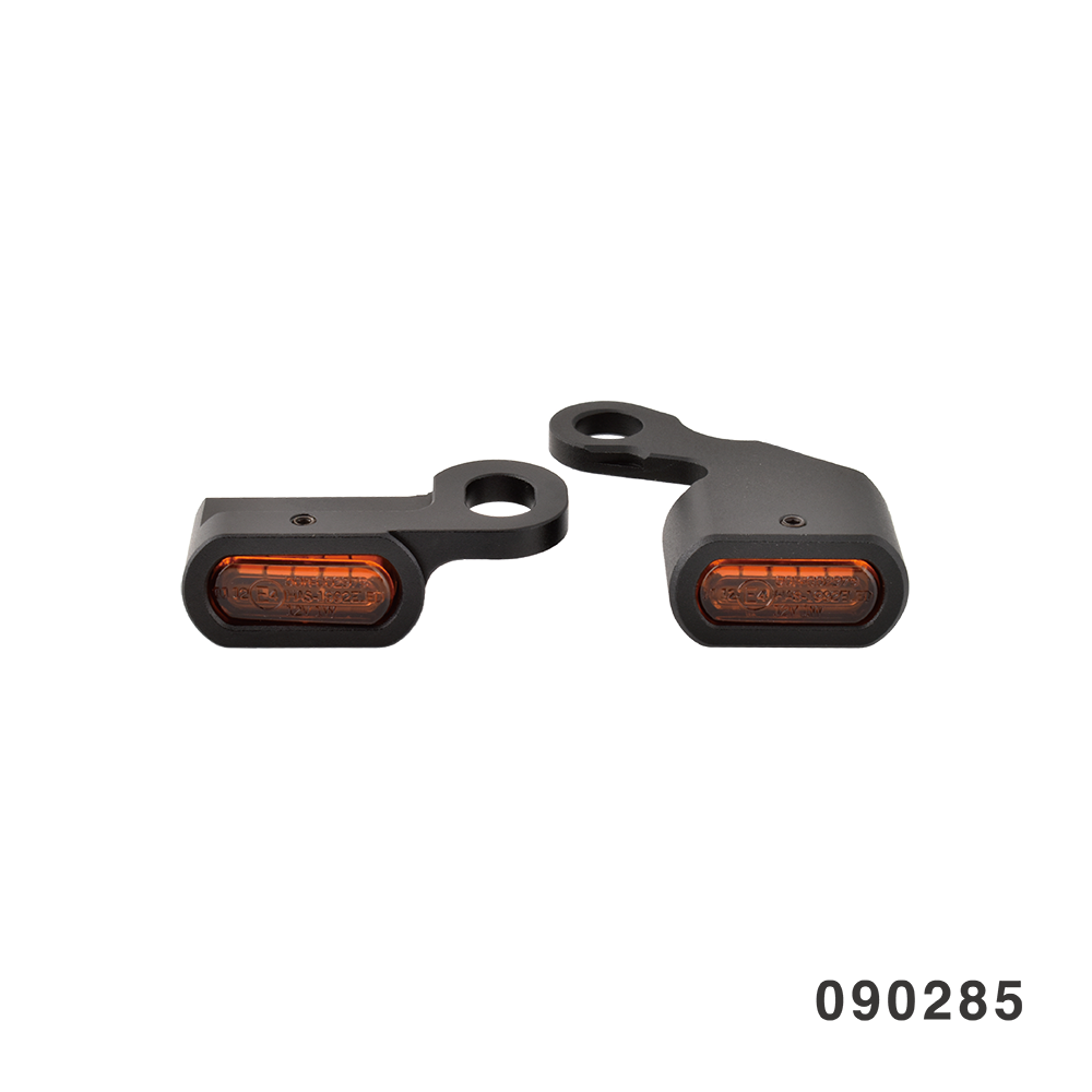 LED HANDLEBAR MARKER LIGHTSBLK AMBER TC