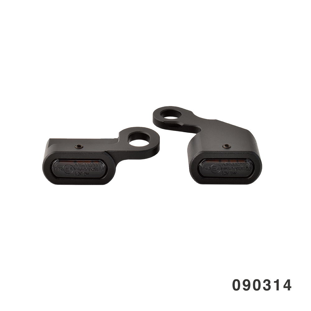LED HANDLEBAR MARKER LIGHTSBLK SMOKE TC