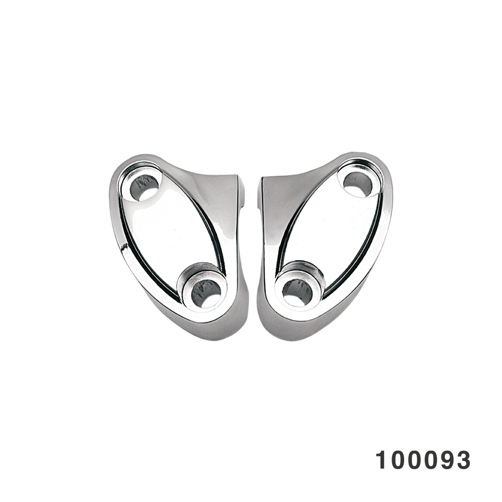 TWO PIECE RISER CLAMP CHROME