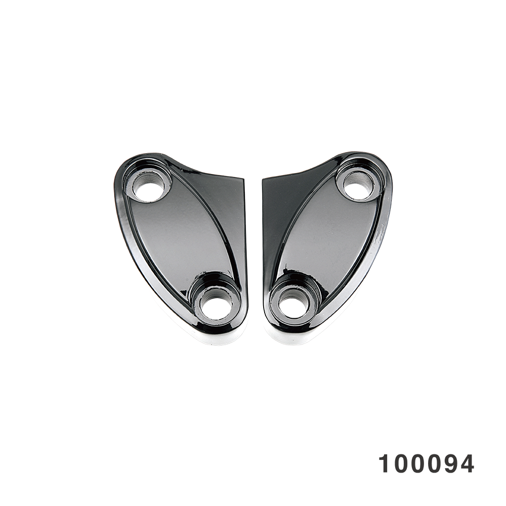 TWO PIECE RISER CLAMP BLACK