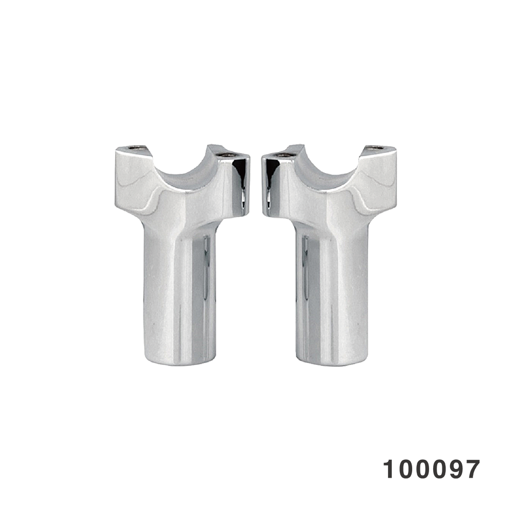 FORGED ALUMINIUM RISER 3.5" STRAIGHT CHROME