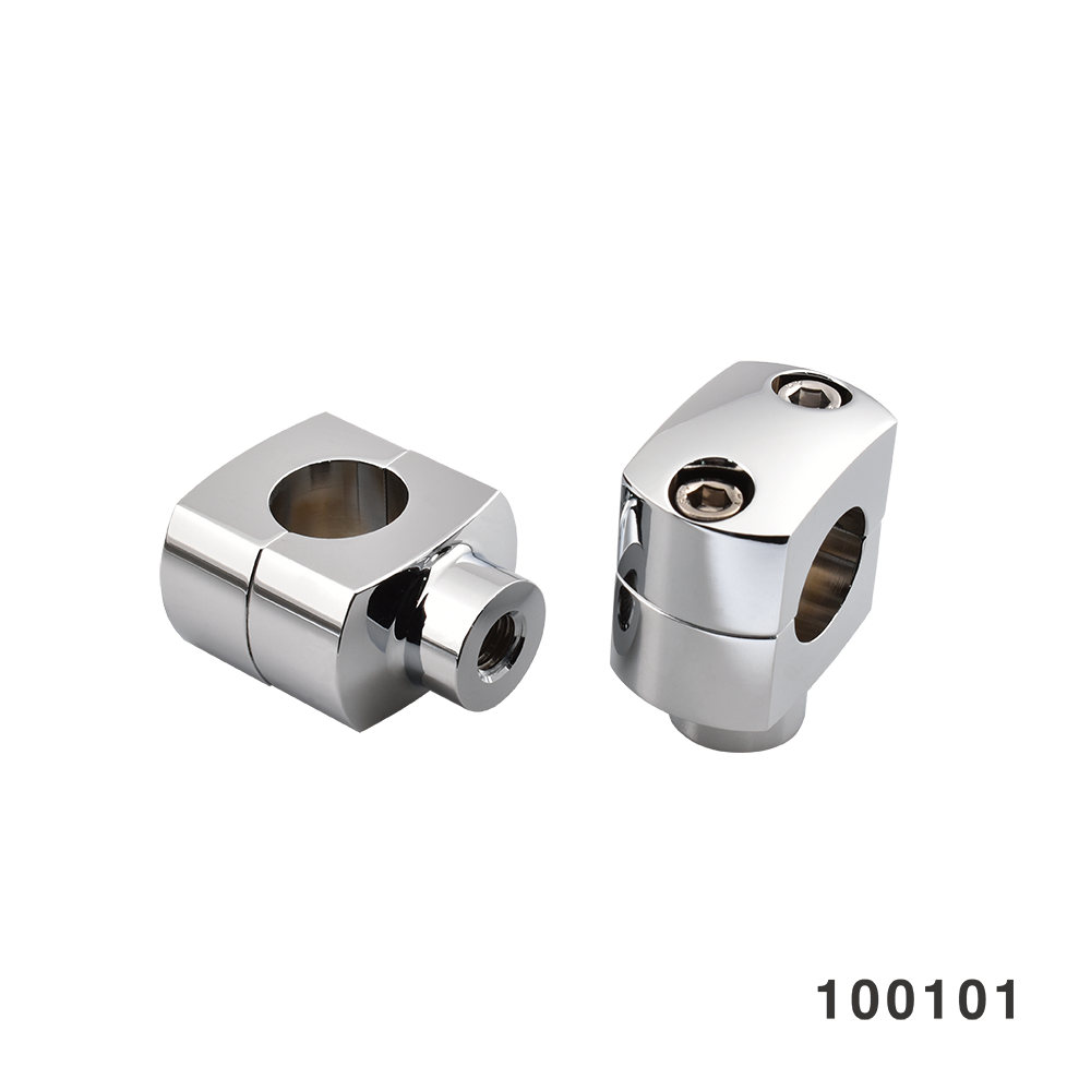 1" SHORTY RISER SET CHROME