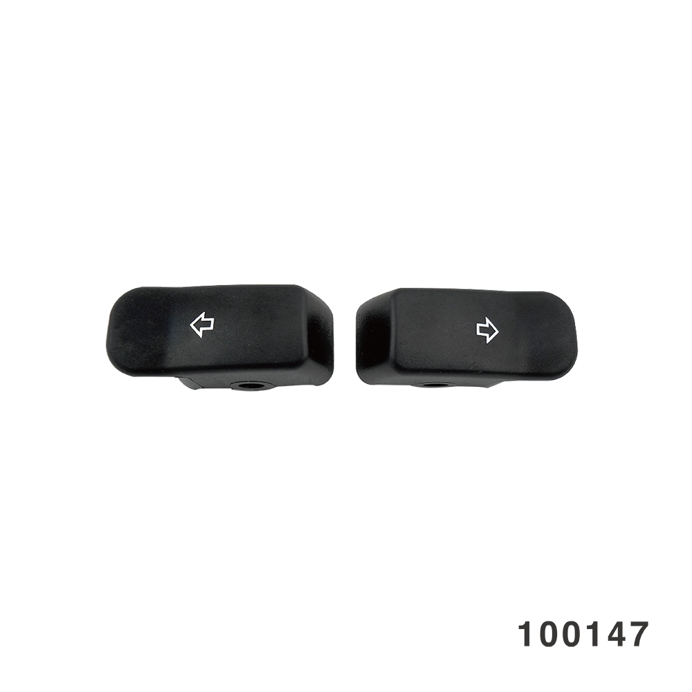 TURN SIGNAL EXTENSION CAPS BLACK