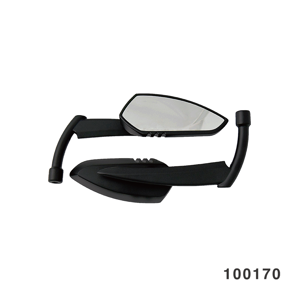 SICKLE STYLE MIRROR BLACK