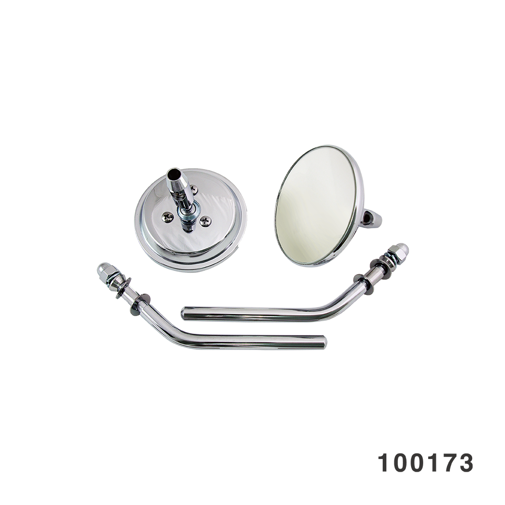 ROUND STYLE MIRROR CHROME