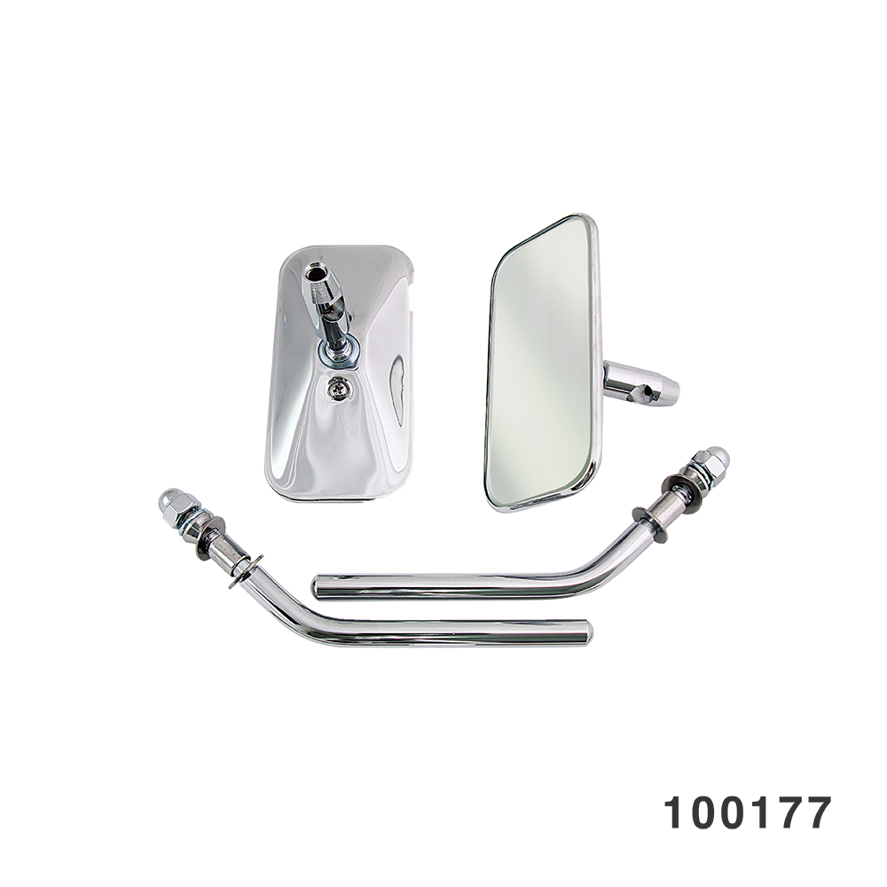 RECTANGULAR MIRROR CHROME