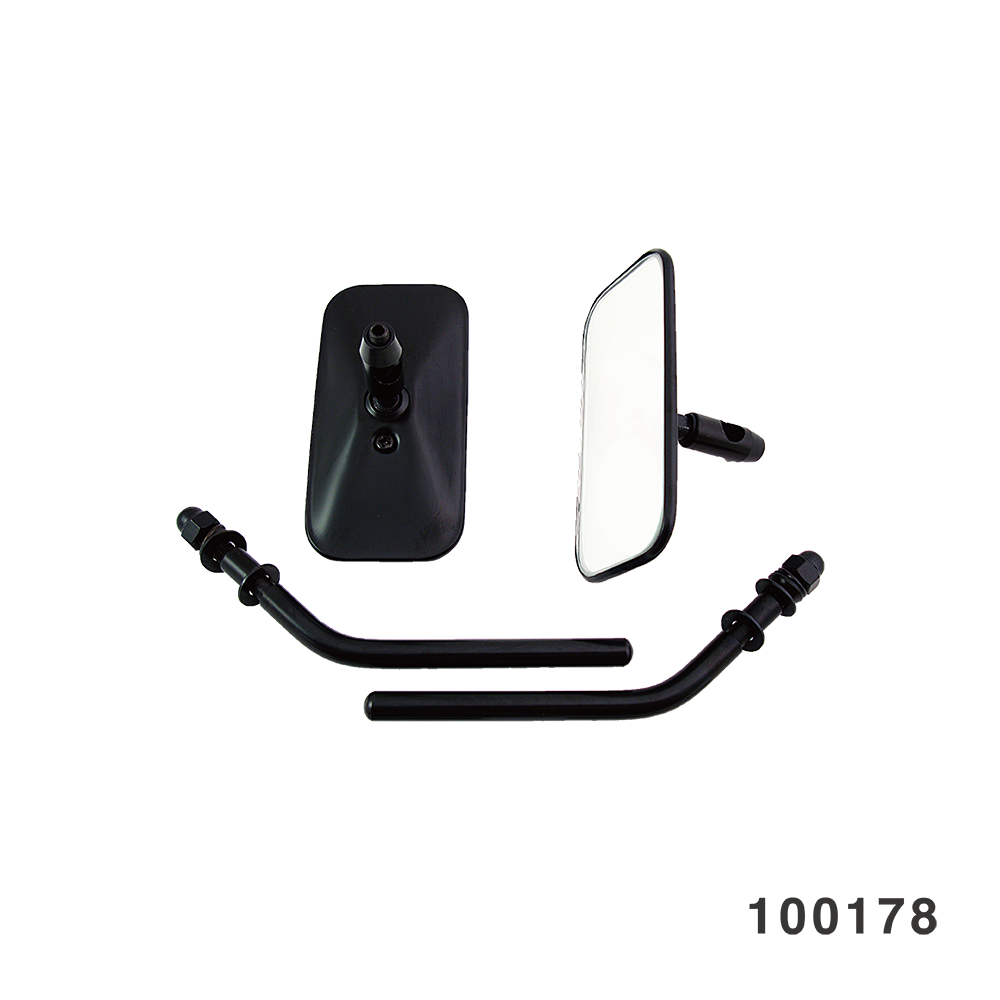 RECTANGULAR MIRROR BLACK