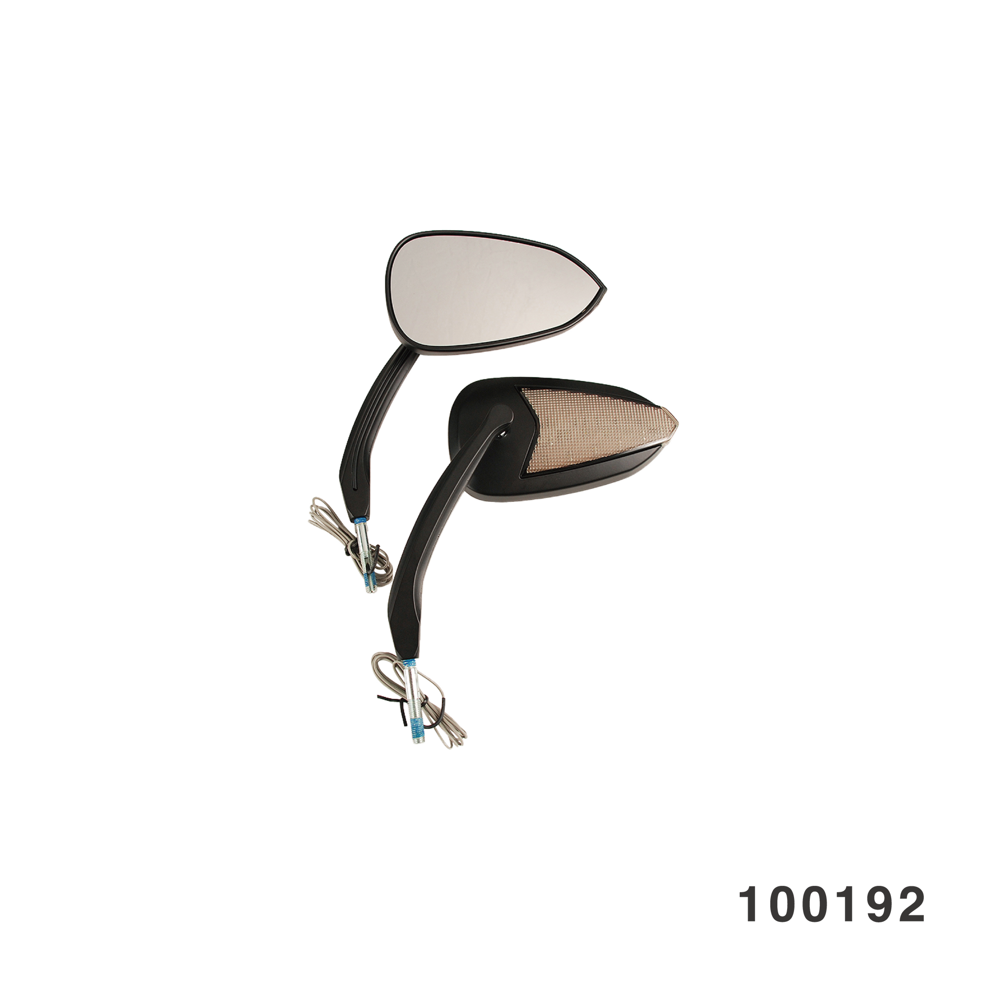 BILLET LED MIRROR BLACK ONE PIECE