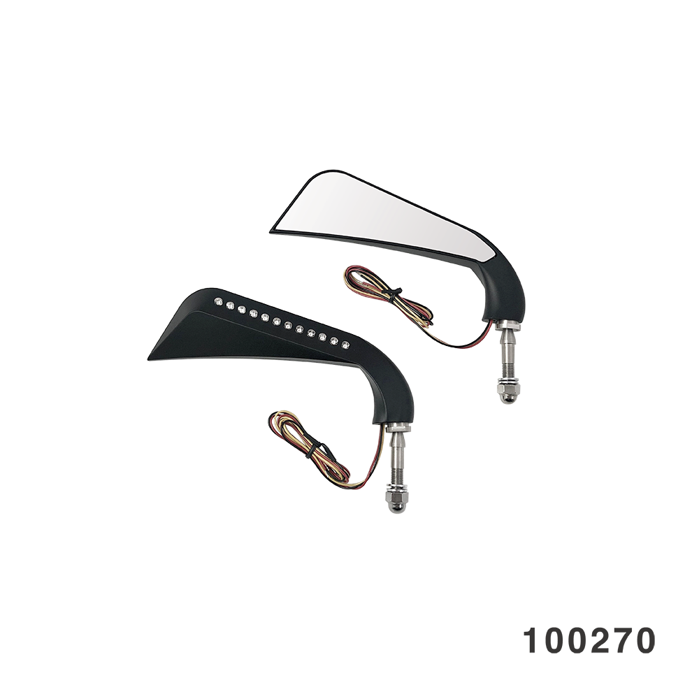 EVIL EYE LED MIRROR BLACK