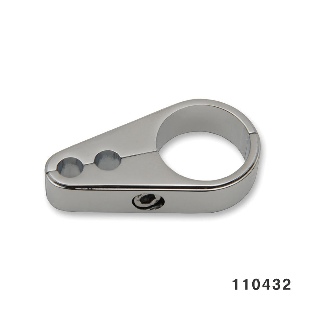 BILLET CABLE AND BRAKE LINE CLAMP