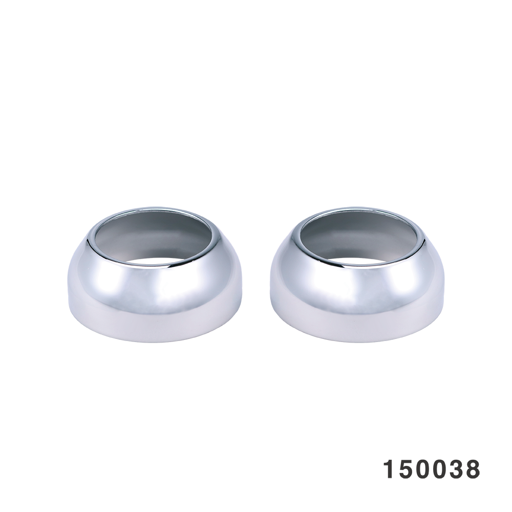 FORK BOOT METAL COVERS CHROME 39MM