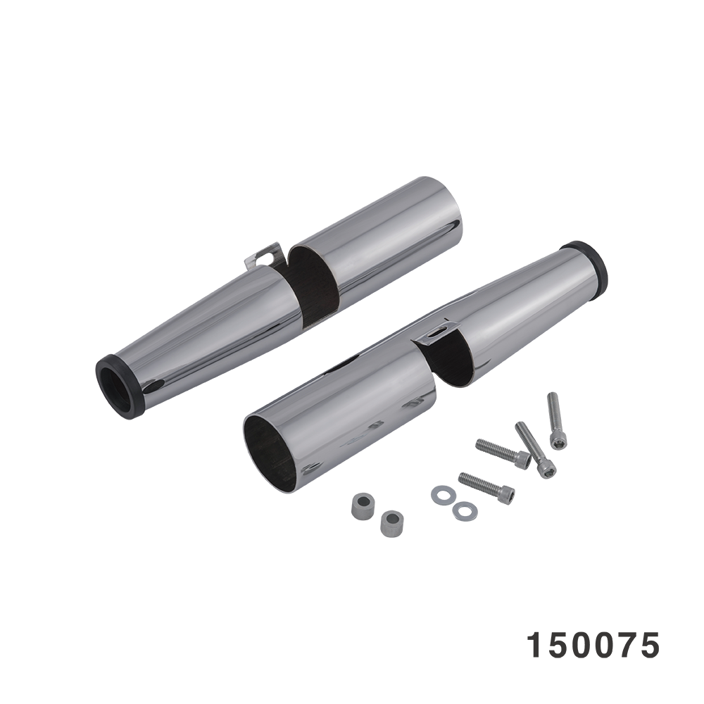 SPORTSTER 39MM FORK SHROUDS CHROME 04UP XL