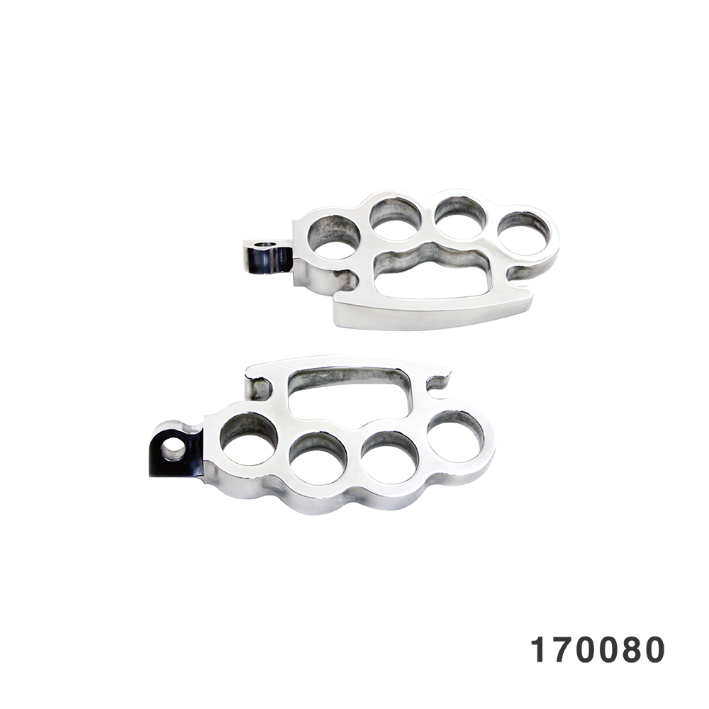 KNUCKLE STYLE FOOTPEG SETCHROME