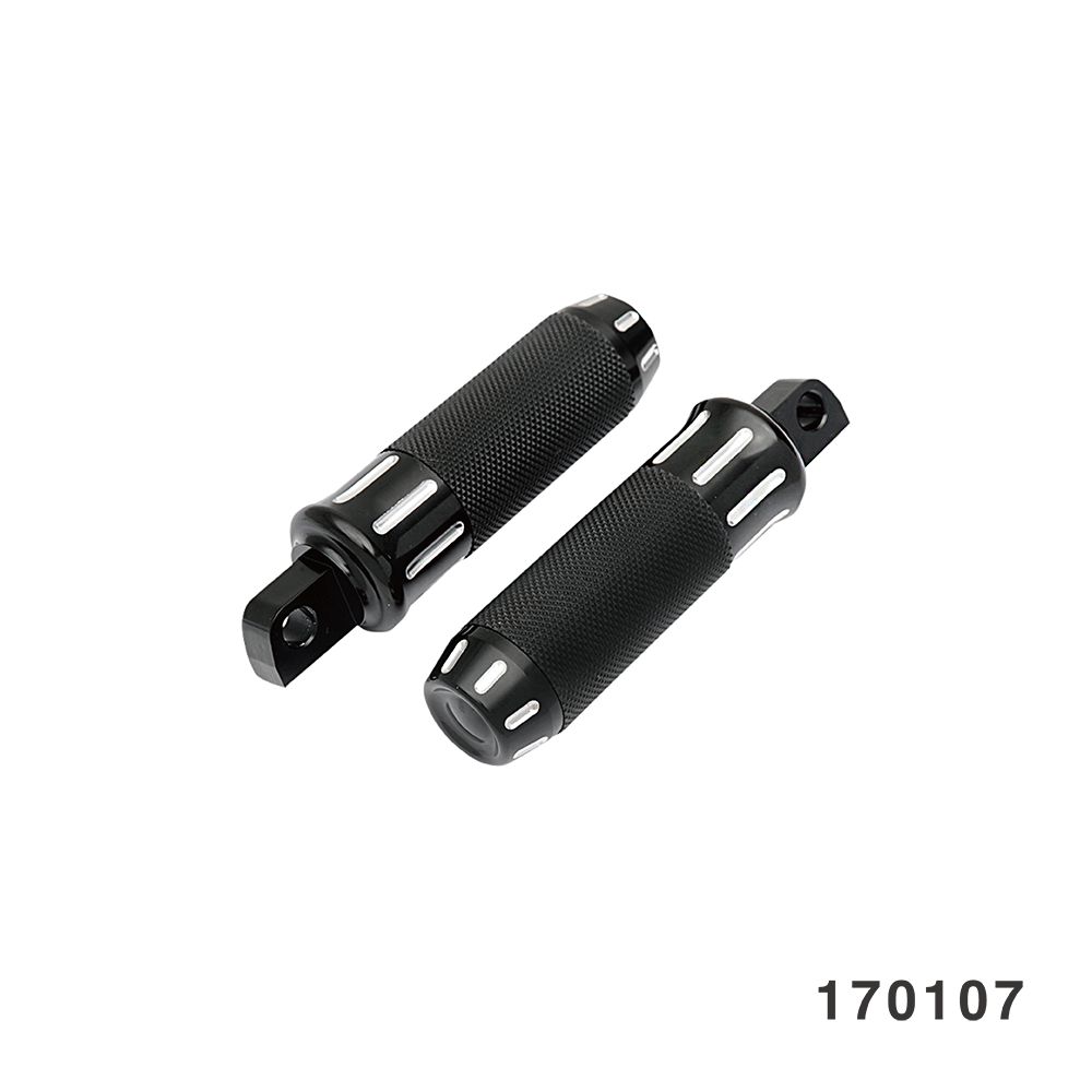 COBRA FOOTPEG SET BLACK CUT