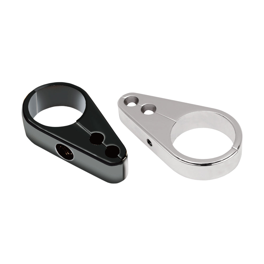 BILLET CABLE AND BRAKE LINE CLAMP
